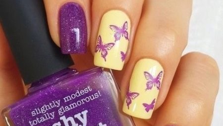 Butterfly-manicure: kenmerken en ontwerpideeën