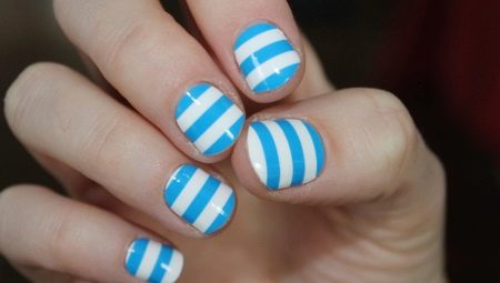 Striped manicure: decor ideas and design tips