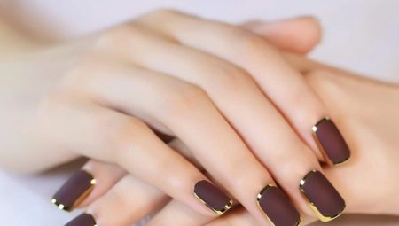 Donkere manicure-opties voor korte nagels