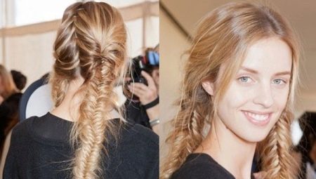Fishtail: how to make two pigtails?