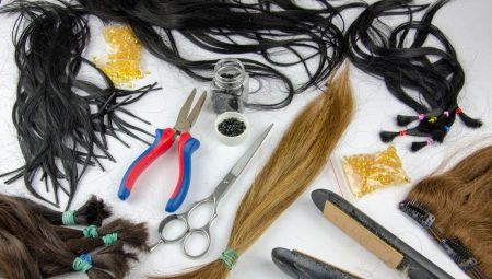 Elegir herramientas y materiales para la extensión del cabello.