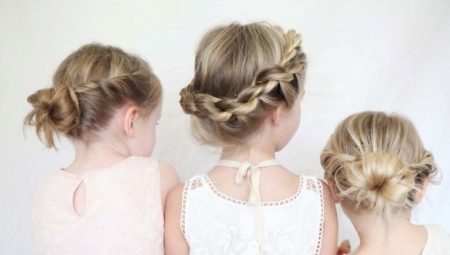 Memilih gaya rambut untuk kanak-kanak perempuan dengan rambut panjang