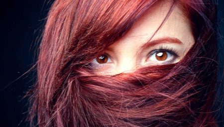 Burgundy hair dye: who suits, dyeing rules