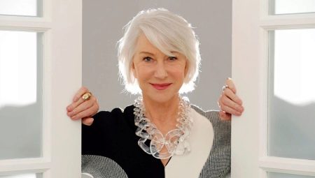 Fashionabla hårklippningar för kvinnor 60 år