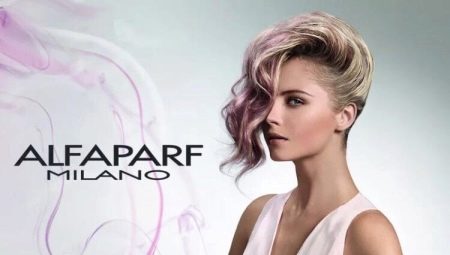Palet warna untuk pewarna rambut Alfaparf Milano