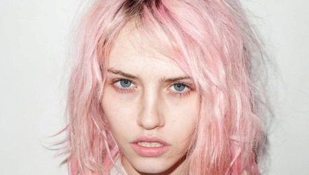 Rožiniai plaukų dažai: dažymo rūšys ir subtilybės