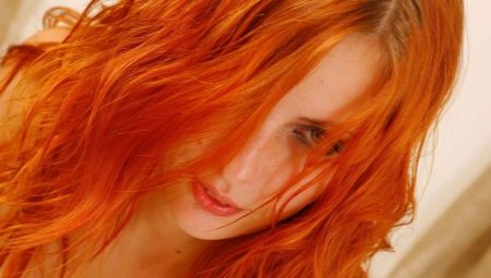 Црвена боја за косу: палета нијанси