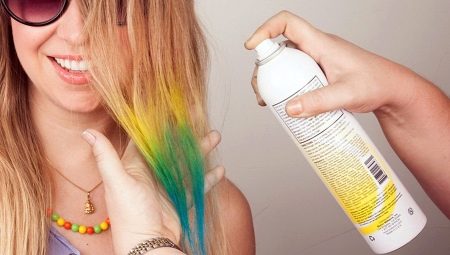 Tinte para el cabello en aerosol: características y sutilezas a elegir