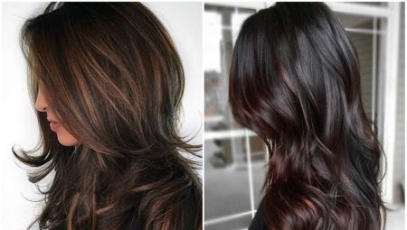 Hvilken farge kan mørkt hår farges?