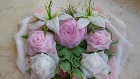 Làm thế nào để làm cho bó hoa đẹp từ xà phòng handmade?