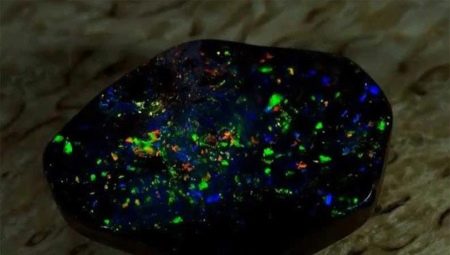 Schwarzer Opal: wie es aussieht, Eigenschaften und Verwendungen