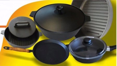 Μαγειρικά σκεύη από χυτοσίδηρο: εφαρμογή, πλεονεκτήματα και μειονεκτήματα