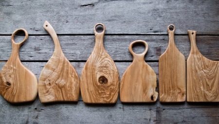 Papan pemotong kayu: jenis, bentuk dan pilihan