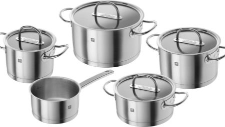 Russian-made stainless steel pans