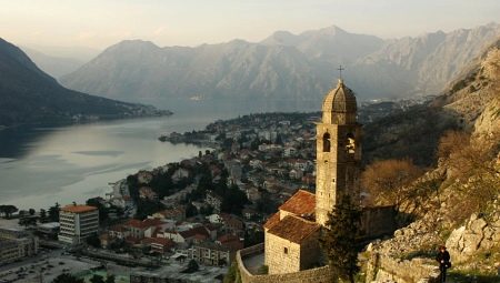 Caracteristici de recreere în orașul Kotor din Muntenegru