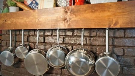 Storing pans in the kitchen