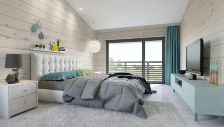 Ide desain interior untuk kamar tidur di rumah pribadi