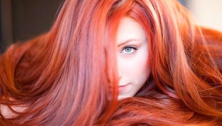 Natürliche rote Haarfarbe