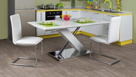 Virtuves galda kājas: veidi un īpašības