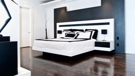Dekorasi kamar tidur dengan gaya hi-tech