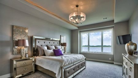 Painting the bedroom: choice of colors and paints, design options