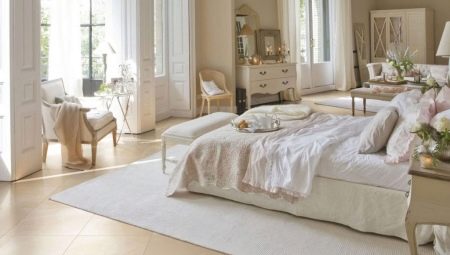 Lantai di kamar tidur: pilihan desain dan pilihan lantai