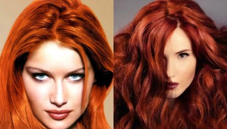 Rød hårfarve: hvordan vælger man en nuance og farver dit hår?