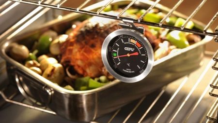 Termômetros de forno: tipos, características, seleção e operação