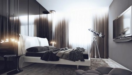 Vyrų miegamojo dizaino galimybės