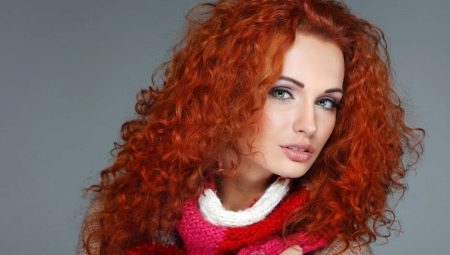 Bright red hair color: tips for choosing, dyeing and care