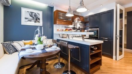 Diseño de cocina de 15 m2. m: proyectos, selección de estilo y color, ejemplos