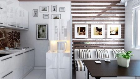 Dizajn kuchyne a obývacej izby 12 m2. m