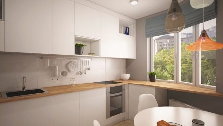 Kitchen design in the house of the P-44 series