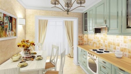 Tạp dề cho nhà bếp theo phong cách Provence: giống, lựa chọn, ví dụ đẹp