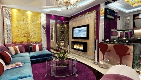 Dzīvojamā istaba art deco stilā: dizaina padomi un skaisti piemēri