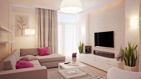 Interiér malého obývacího pokoje: moderní designové nápady