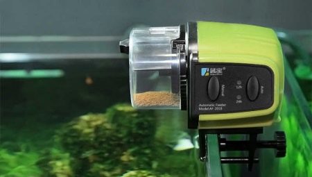 Aquarium feeders: types, selection, installation and operation