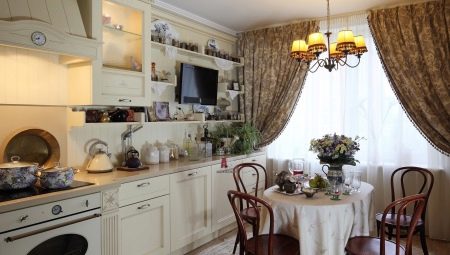 Nhà bếp nhỏ theo phong cách Provence: thiết kế và các ví dụ khác thường