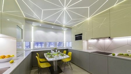Rastezljivi strop u kuhinji: sorte, savjeti za odabir i zanimljive ideje