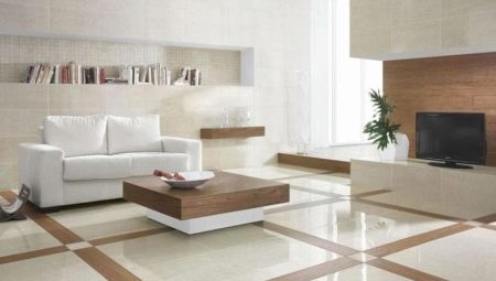 Living room tiles: advantages, disadvantages and beautiful examples