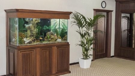 Postolja za akvarij: sorte, izbor, proizvodnja, instalacija