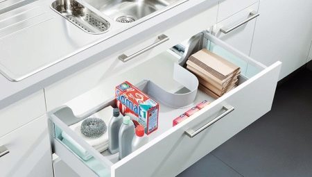 Drezové skrinky v kuchyni: typy a možnosti