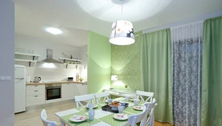 Зелени завеси в кухнята: сортове и съвети за избор