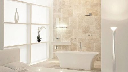 Beige badrumsplattor: funktioner och designalternativ
