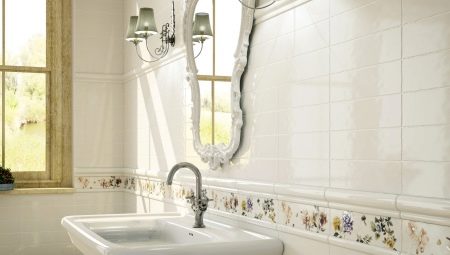 Banyo bordür karoları: seçim için çeşitler ve öneriler
