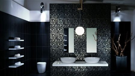Azulejos negros en el baño: opciones de diseño y consejos de cuidado.