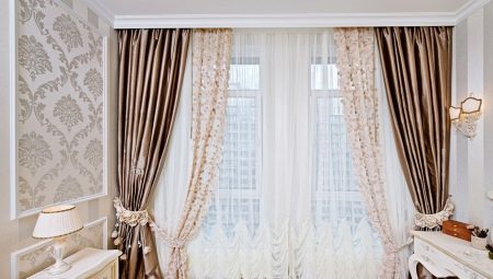 Design av gardiner til stuen: varianter, tips for valg, eksempler