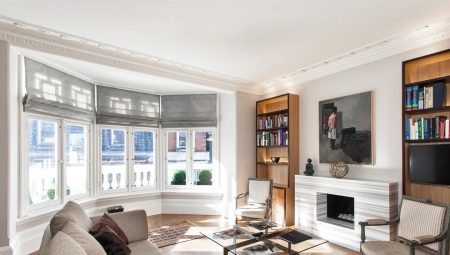 Sala de estar com janela saliente: características de design, ideias de design de interiores