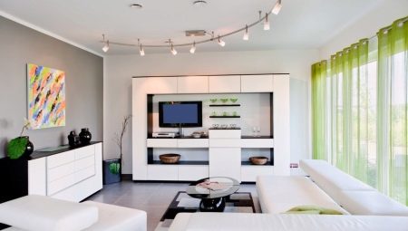 Modern stílusú nappali: tervezési szabályok és ajánlások
