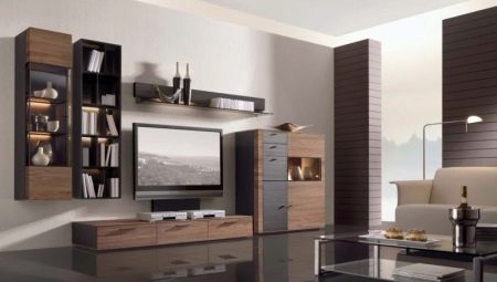 Muebles modulares de estilo moderno para la sala de estar: tipos y consejos para elegir.